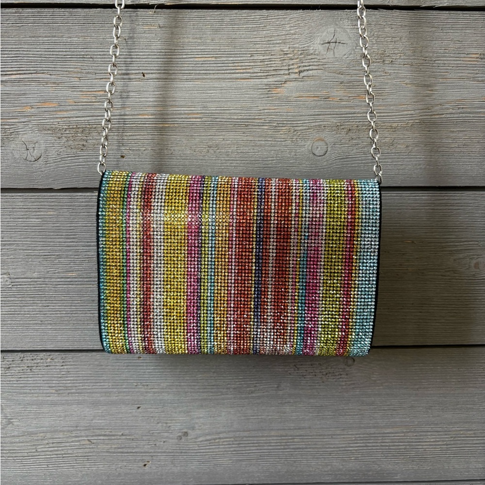 Rhinestone Rainbow Crossbody - Picture 3 of 9